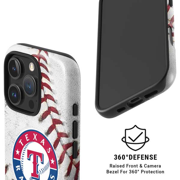 MLB Texas Rangers Game Ball iPhone 16 Pro Magsafe Impact Case