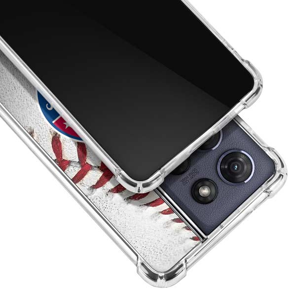 MLB Texas Rangers Game Ball Moto G Play 5G (2025) Clear Case