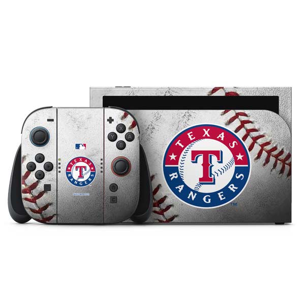MLB Texas Rangers Game Ball Nintendo Switch 2 (2025) with Joy-Con Skin