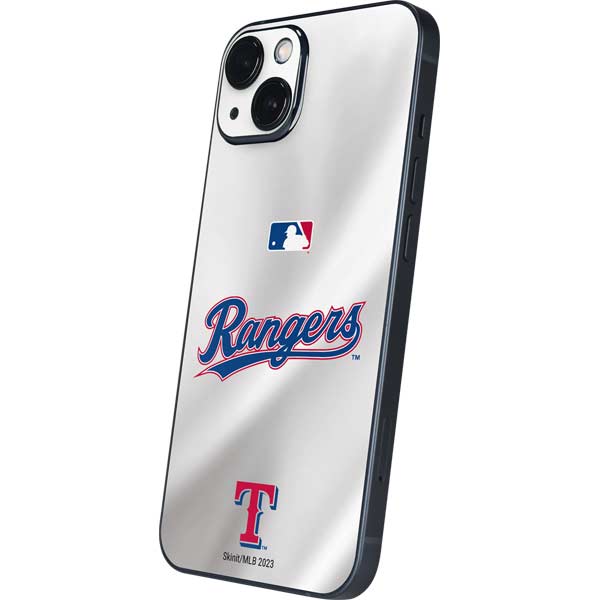 MLB Texas Rangers Home Jersey iPhone Skins