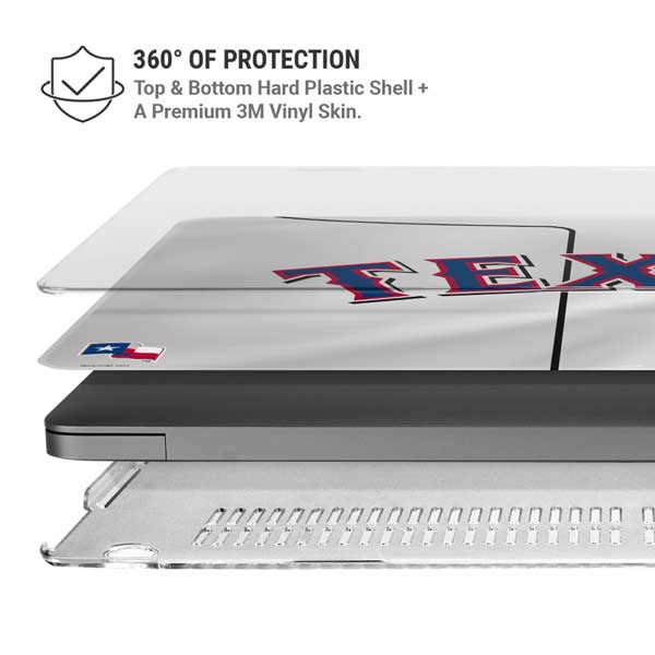 MLB Texas Rangers Home Jersey MacBook Pro 14in (2021-24) Case plus Skin