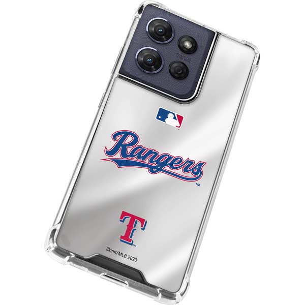 MLB Texas Rangers Home Jersey Moto G 5G (2025) Clear Case