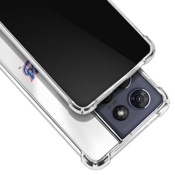 MLB Texas Rangers Home Jersey Moto G 5G (2025) Clear Case