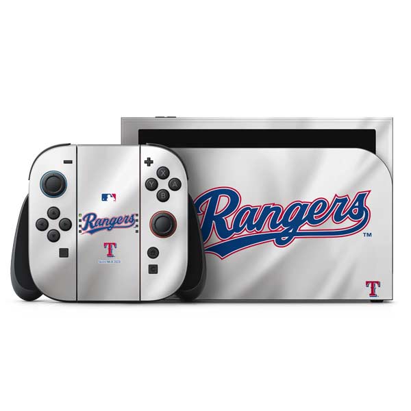 MLB Texas Rangers Home Jersey Nintendo Switch 2 (2025) with Joy-Con Skin