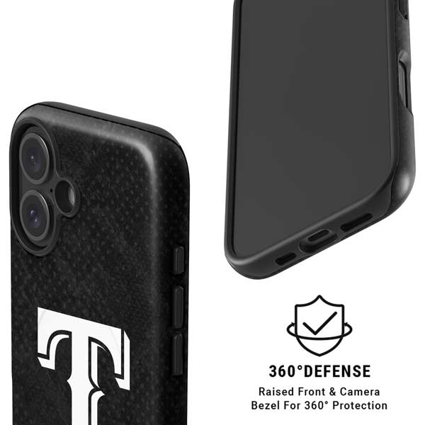 MLB Texas Rangers Jays Dark Wash iPhone 16 Plus Magsafe Impact Case