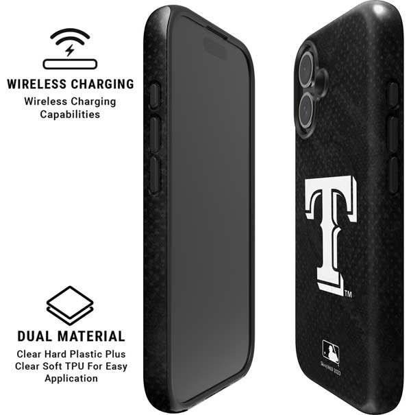 MLB Texas Rangers Jays Dark Wash iPhone 16 Plus Magsafe Impact Case