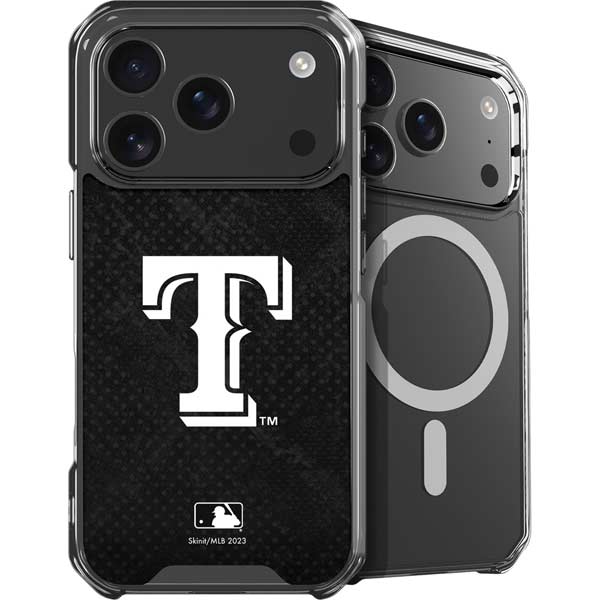 MLB Texas Rangers Jays Dark Wash iPhone 17 Pro Max MagSafe Case