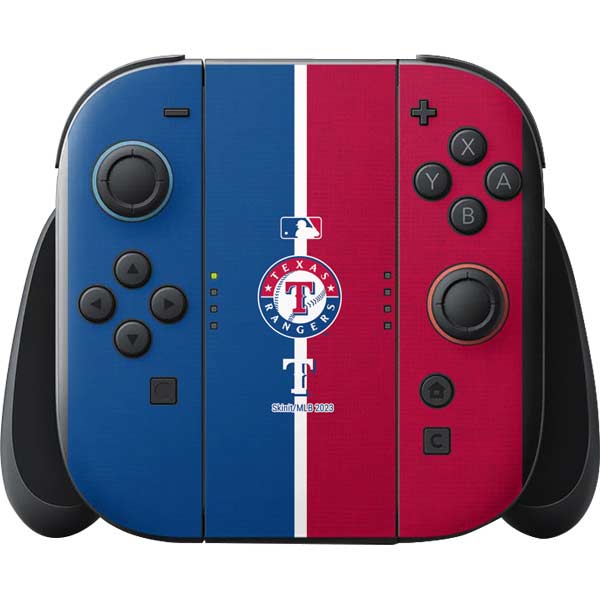 MLB Texas Rangers Split Nintendo Switch 2 (2025) with Joy-Con Skin