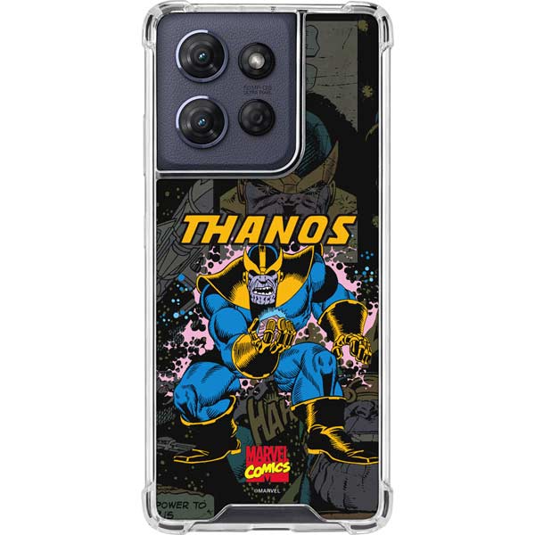 Marvel Classic Comics Thanos Moto G 5G (2025) Clear Case