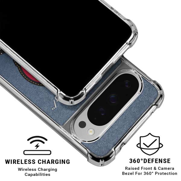 Looney Tunes Thats All Folks Patch Google Pixel 10 Pro Clear Case