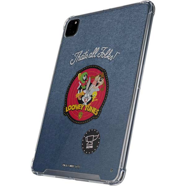Looney Tunes Thats All Folks Patch iPad Cases