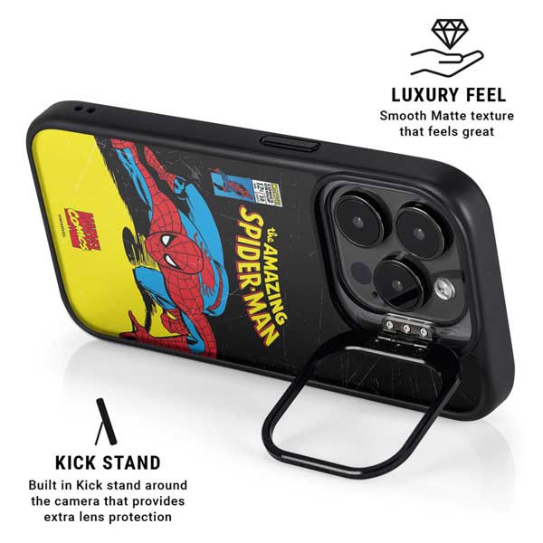 Marvel Classic Comics The Amazing Spider-Man iPhone 14 Pro Kickstand Case