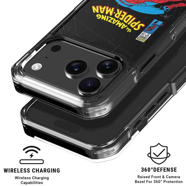 Marvel Classic Comics The Amazing Spider-Man iPhone 17 Pro Clear Case