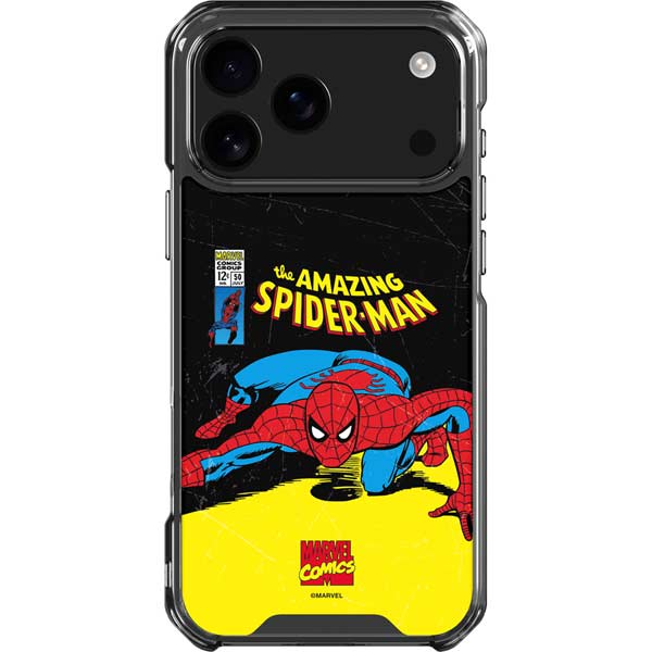 Marvel Classic Comics The Amazing Spider-Man iPhone 17 Pro Max Clear Case
