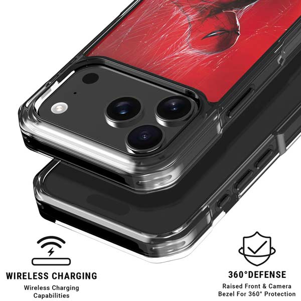 Marvel Spiderman The Amazing Spiderman iPhone 17 Pro Clear Case