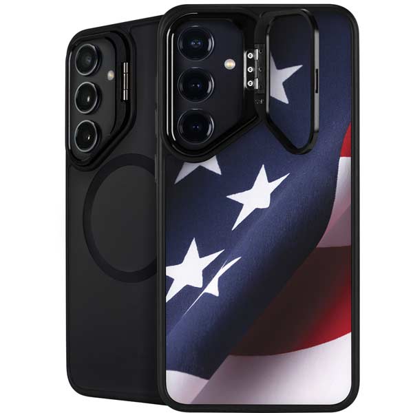 The American Flag Galaxy S26 Kickstand Case
