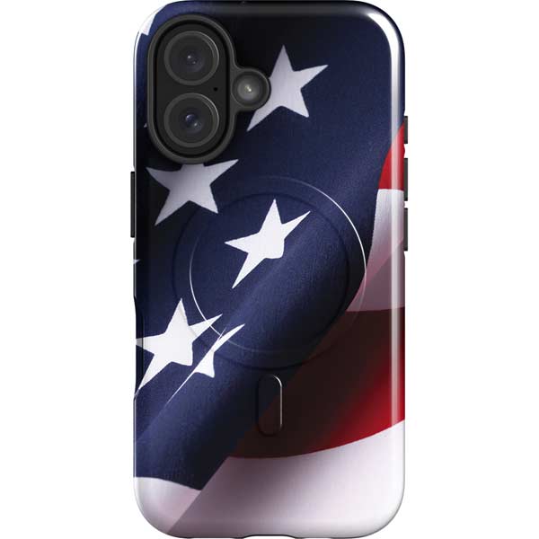 The American Flag iPhone 16 Magsafe Impact Case