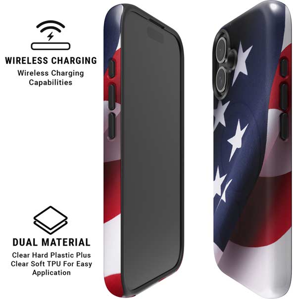 The American Flag iPhone 17 Magsafe Impact Case