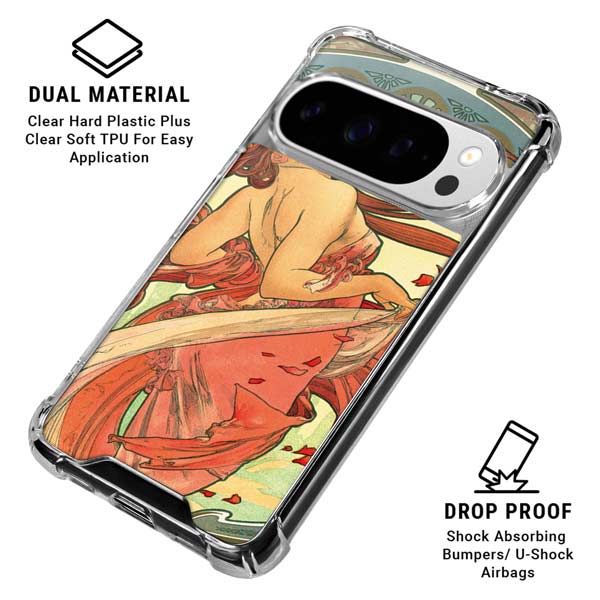 The Arts: Dance by Mucha Google Pixel 10 Pro XL Clear Case