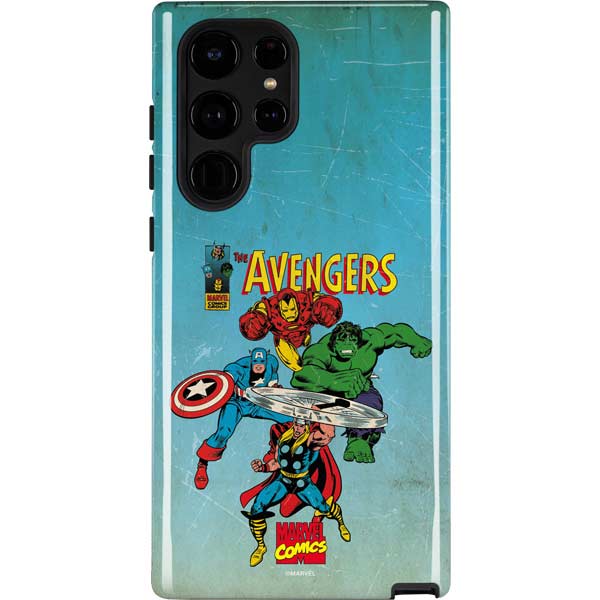 Marvel Classic Comics The Avengers Galaxy S22 Ultra Pro Case