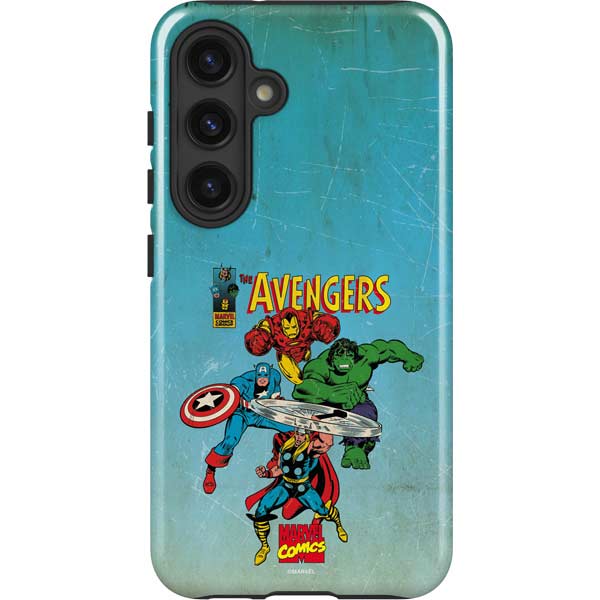 Marvel Classic Comics The Avengers Galaxy S24 Impact Case