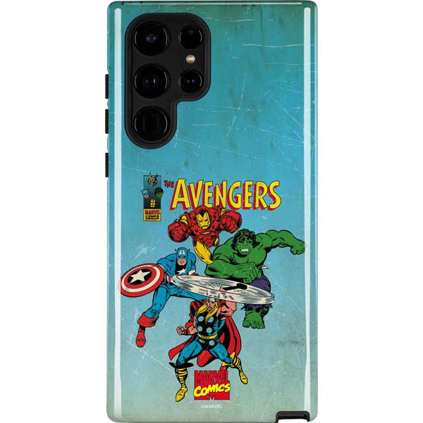 Marvel Classic Comics The Avengers Galaxy S24 Ultra Impact Case