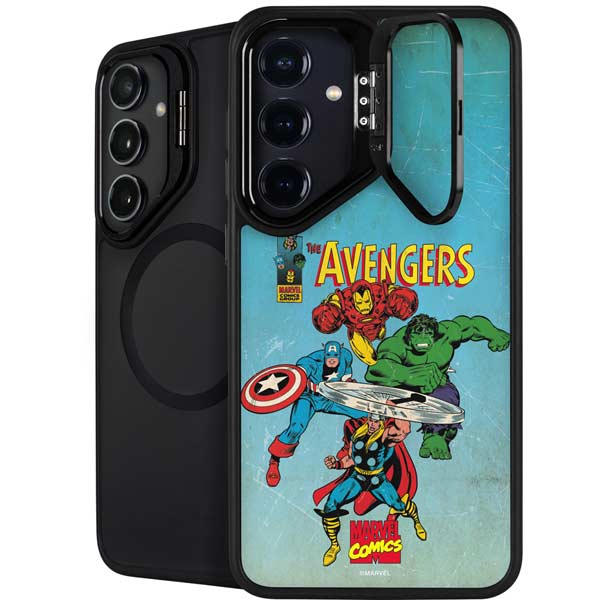Marvel Classic Comics The Avengers Galaxy S26 Plus Kickstand Case