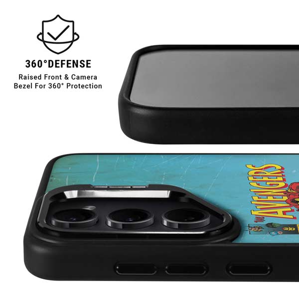 Marvel Classic Comics The Avengers Galaxy S26 Plus Kickstand Case