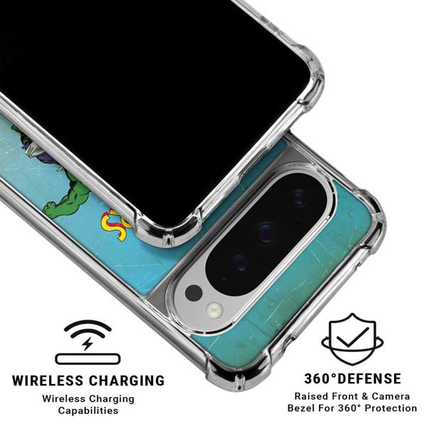 Marvel Classic Comics The Avengers Google Pixel 10 Pro XL Clear Case