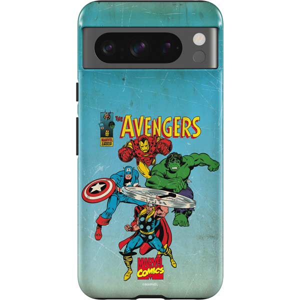 Marvel Classic Comics The Avengers Google Pixel 8 Pro Impact Case