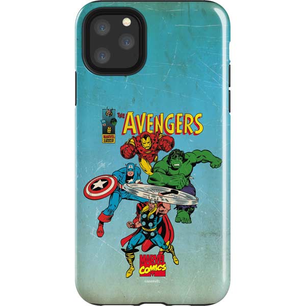 Marvel Classic Comics The Avengers iPhone 11 Pro Max Impact Case