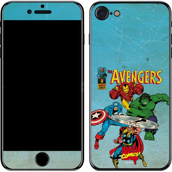 Marvel Classic Comics The Avengers iPhone SE (2nd & 3rd Gen) Skin
