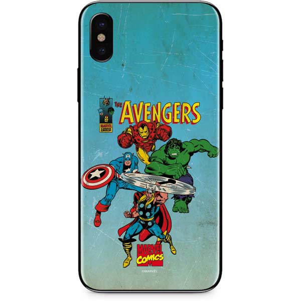Marvel Classic Comics The Avengers iPhone XS Max Skin