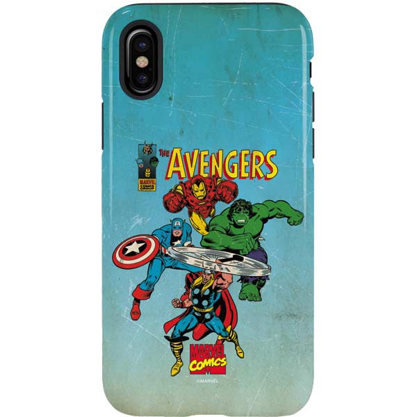 Marvel Classic Comics The Avengers iPhone XS Pro Case