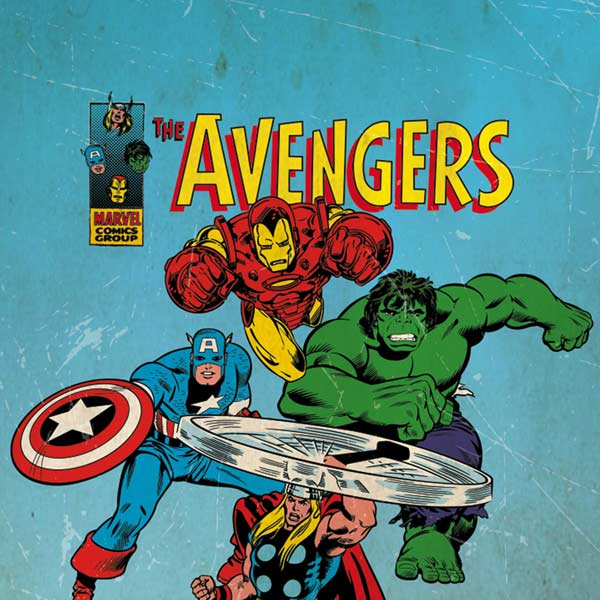 Marvel Classic Comics The Avengers iPhone XS Pro Case