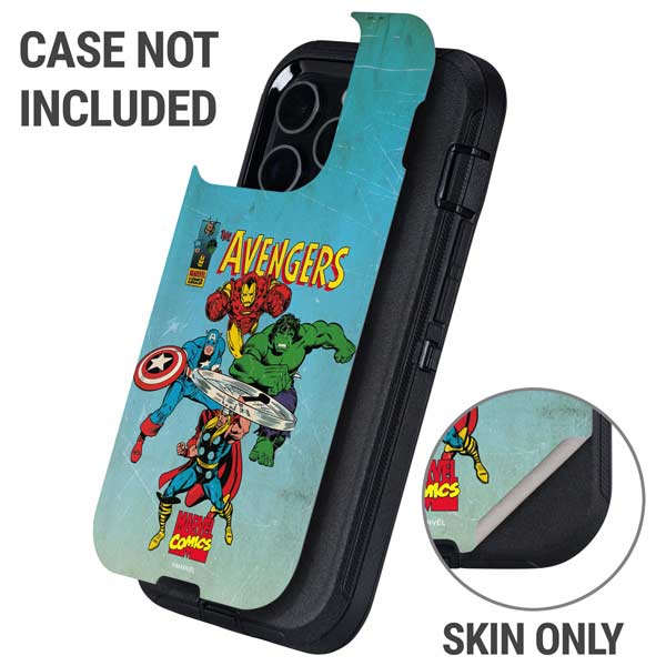 Marvel Classic Comics The Avengers Otterbox Defender iPhone Skin