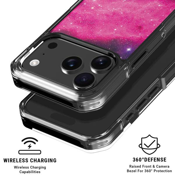 The California Nebula iPhone 17 Pro Clear Case