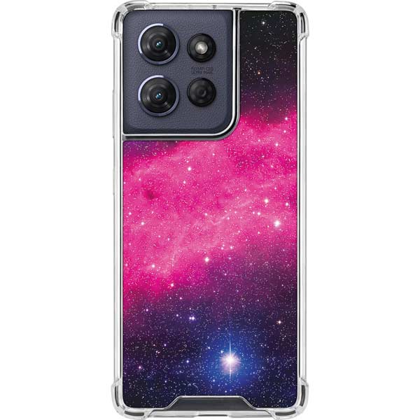 The California Nebula Moto G 5G (2025) Clear Case