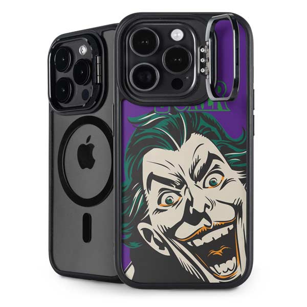 DC Comics The Joker The Classic Art iPhone 14 Pro Kickstand Case