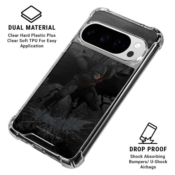 DC Comics The Dark Knight in Action Google Pixel 10 Pro Clear Case