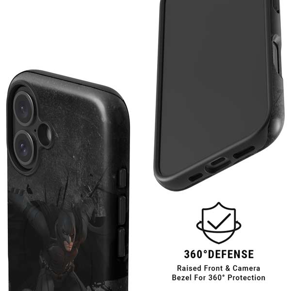 DC Comics The Dark Knight in Action iPhone 16 Plus Magsafe Impact Case