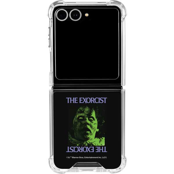 Warner Bros The Exorcist The Exorcist Regan Galaxy Z Flip7 Clear Case