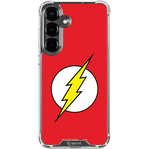DC Comics The Flash Original Emblem Galaxy S26 Clear Case
