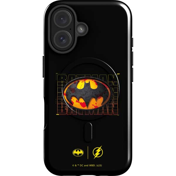 DC Comics The Flash Movie: Batman Bloody Logo iPhone 16 Magsafe Impact Case