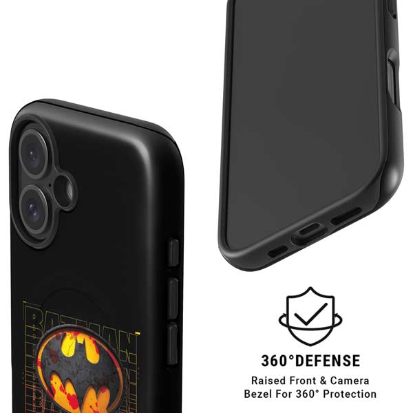 DC Comics The Flash Movie: Batman Bloody Logo iPhone 16 Magsafe Impact Case