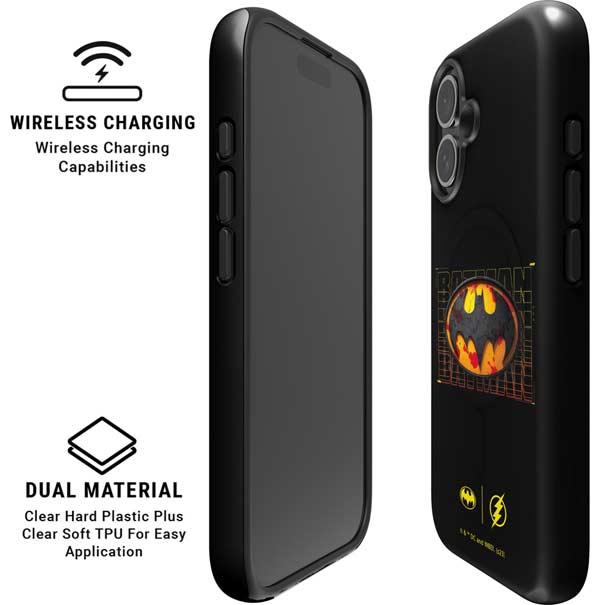 DC Comics The Flash Movie: Batman Bloody Logo iPhone 16 Magsafe Impact Case