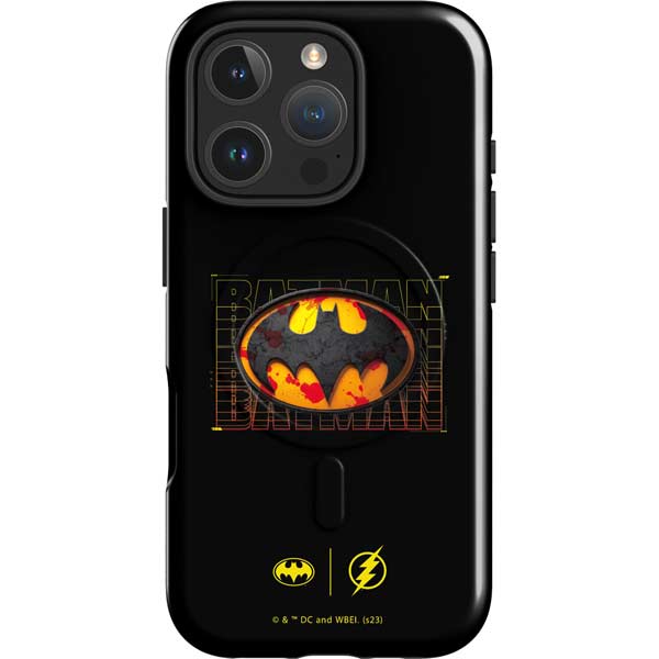 DC Comics The Flash Movie: Batman Bloody Logo iPhone 16 Pro Max Magsafe Impact Case