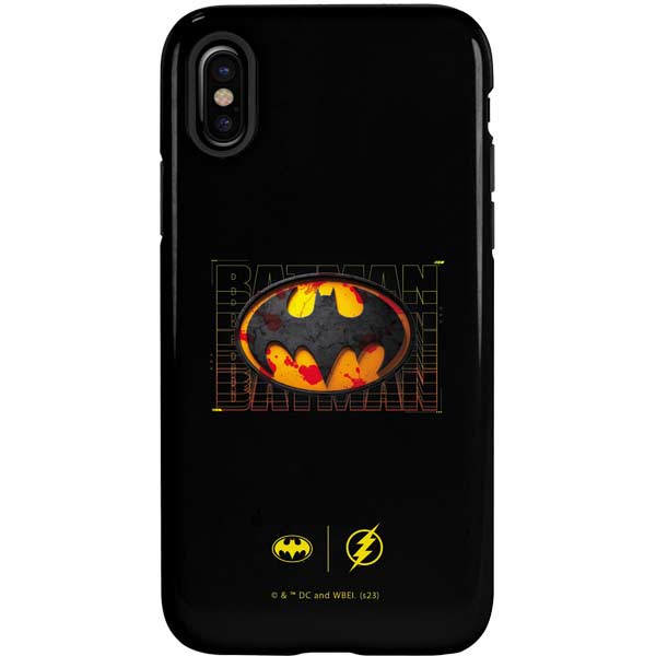 DC Comics The Flash Movie: Batman Bloody Logo iPhone XS Pro Case
