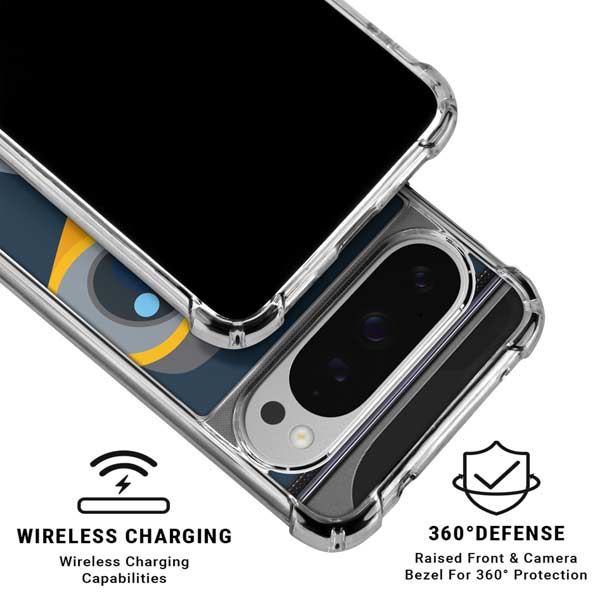 DC Comics The Flash Movie: Batman Multiverse Logos Google Pixel 10 Pro Clear Case