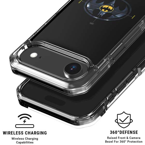 DC Comics The Flash Movie: Batman Multiverse Logos iPhone 17 Air Clear Case